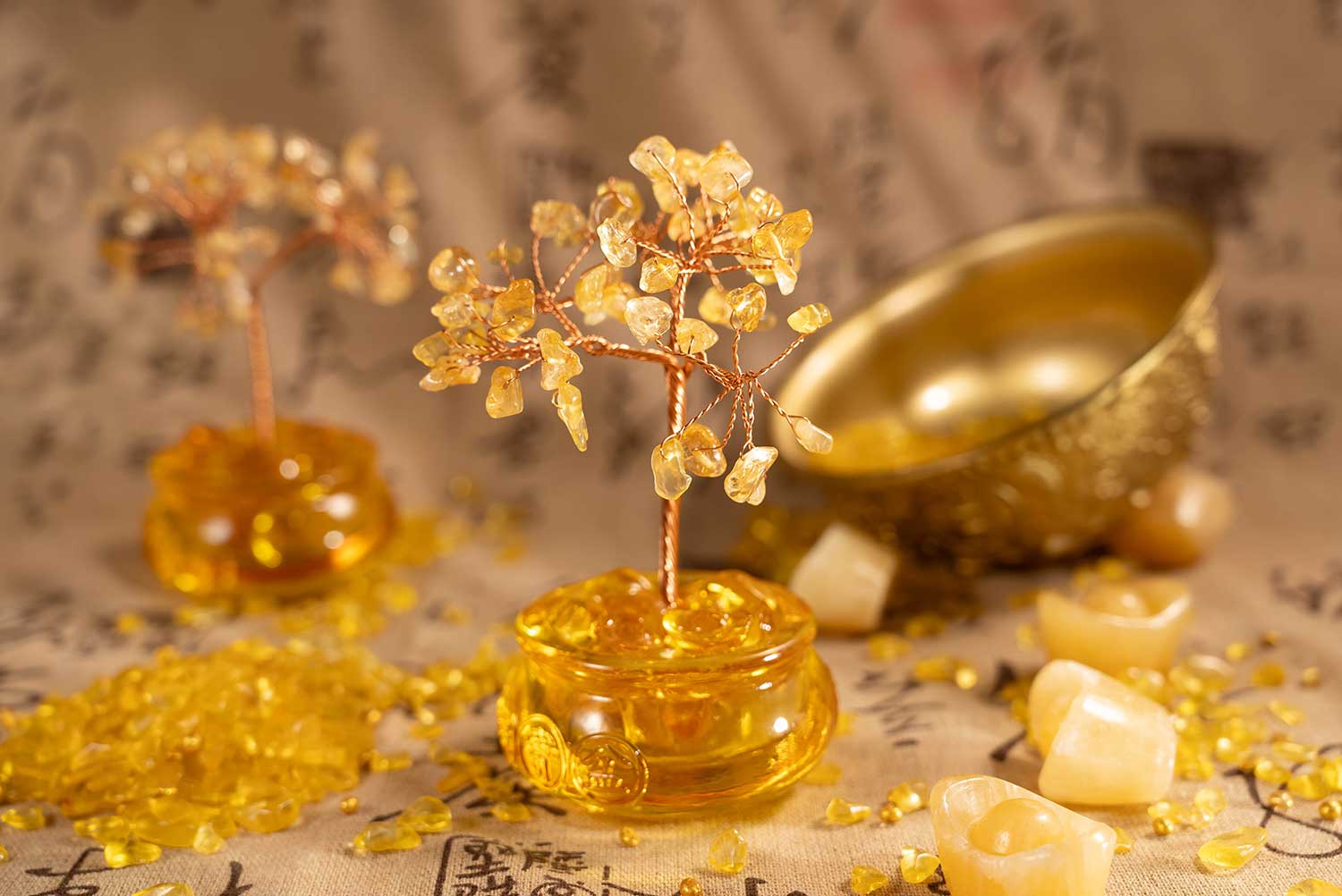 聚财来财水晶树
